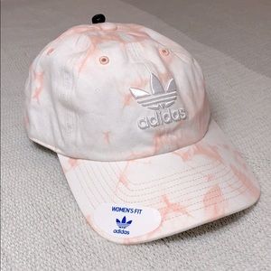 adidas | Pink/White Tie-Dye Strapback Cap